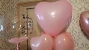 Шары на выписку из роддома для девочки!