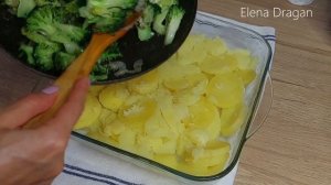 Никогда еще брокколи не готовили так вкусно. Брокколи с картошкой в духовке.