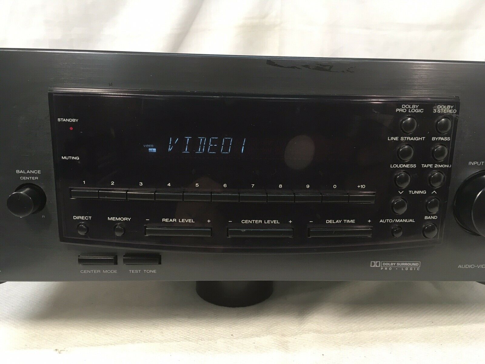 Vintage Kenwood KR V5580 80 Watt Receiver Surround Home Theater-произведён в КОРЕЕ.