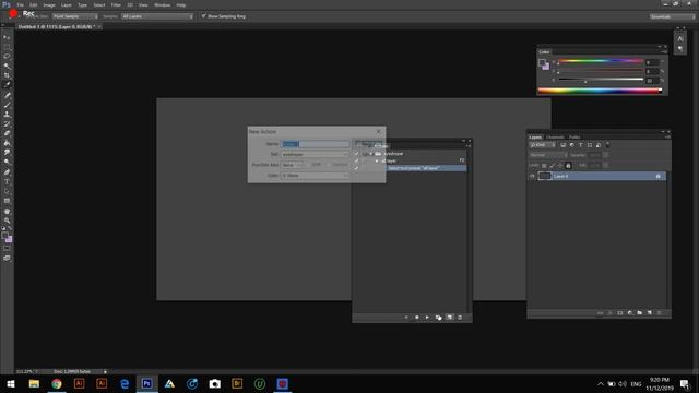 Горячие клавиши на опции пипетки all layer current layer в Фотошопе смотреть онлайн