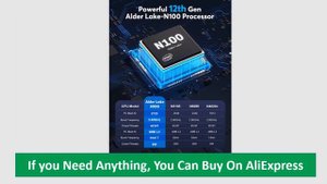KAMRUI S1 Mini PC Gamer Windows 11 Pro Intel 12th Alder Lake N100 DDR4 16GB 512GB WIFI5