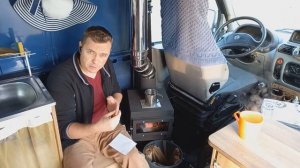 Печь в Автодом своими руками. Камин на дровах. Дешёвое, безопасное отопление. Красота с умом!