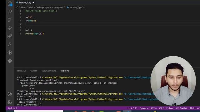 Python Type Casting ?? and User Input in Python ?? | Lecture#7