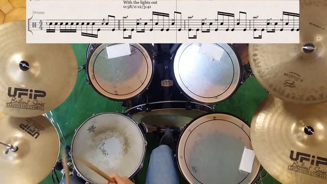 Smells Like Teen Spirit - Nirvana || FREE drum sheet music/score and drum cover смотреть онлайн