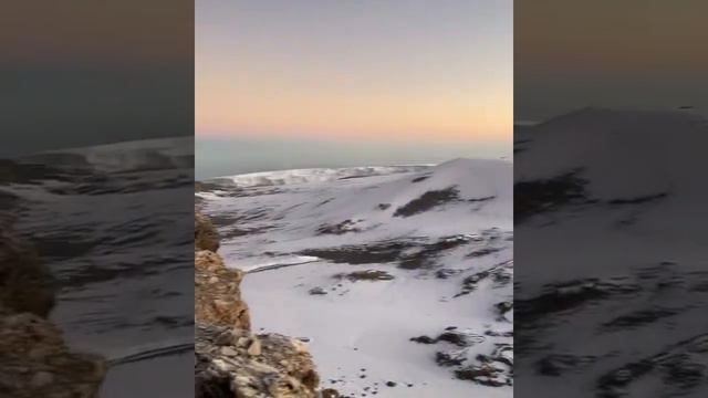 On top of mount kilimanjaro Tanzania