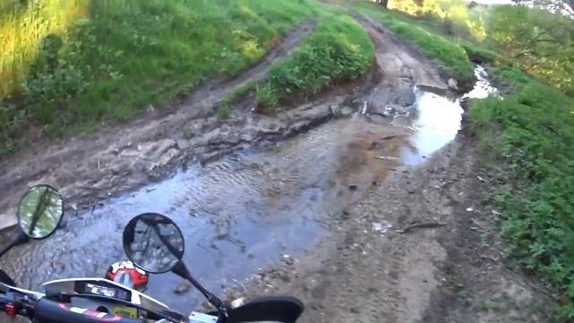 Расход по бездорожью на Regulmoto Sport 003. ТЕСТ доп. СВЕТА. смотреть онлайн