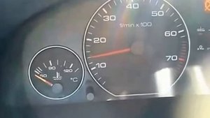 Ауди 100 2.6 прыгают обороты на холдную