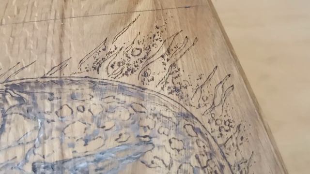 Как нарисовать щуку? Выжигаю подводный мир смотреть онлайн