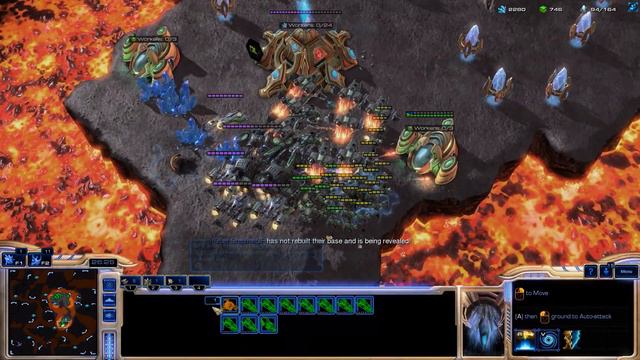 Starcraft 2 Heart Of The Swarm - 8 Player FFA - Protoss Zerg Terran -- Free For All 1080 HD Gamepla смотреть онлайн