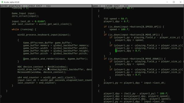 Pong in C - Source Code Walkthough