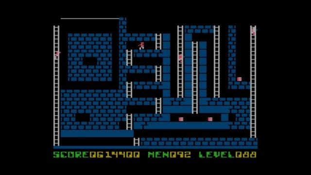 Lode Runner 1983 Atari XL/XE Full Game смотреть онлайн