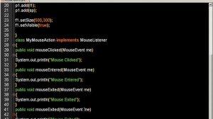 MouseListener Interface || Event Listener || Java Swing Interface