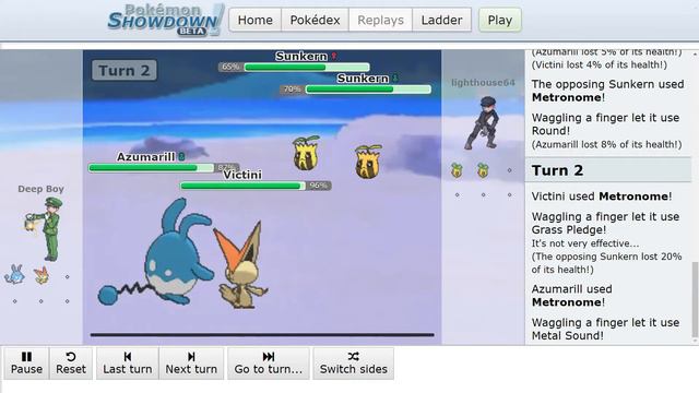 ProGaming - Pokemon Showdown, Deep Boy vs lighthouse64, [Gen 7] Metronome Battle (Wed Oct 16 2019) смотреть онлайн
