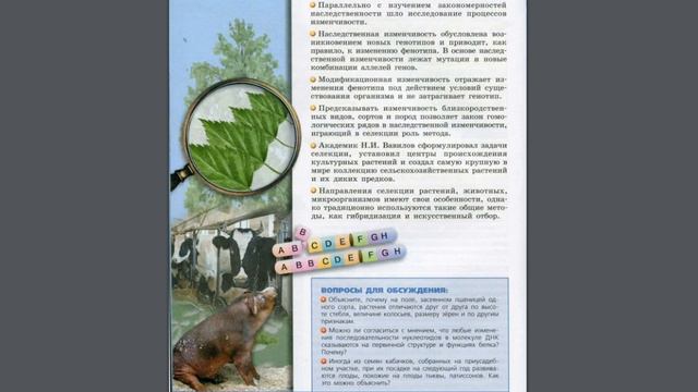 Биология (Л.Н.Сухорукова) 10-11к ИТОГ 3 Главы смотреть онлайн