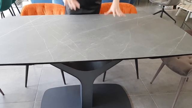 Стіл розкладний Vulcan oval з керамічною поверхнею. Новинка 2020 року смотреть онлайн