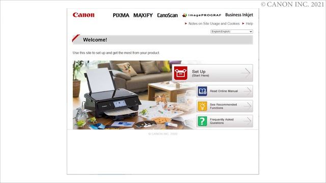 Connecting the printer and a computer via USB смотреть онлайн