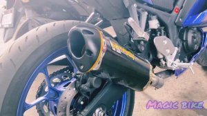 Yamaha r3 Akrapovic exhaust SC Project Two brothers Yoshimura sound escape sonido mt03 magic bike