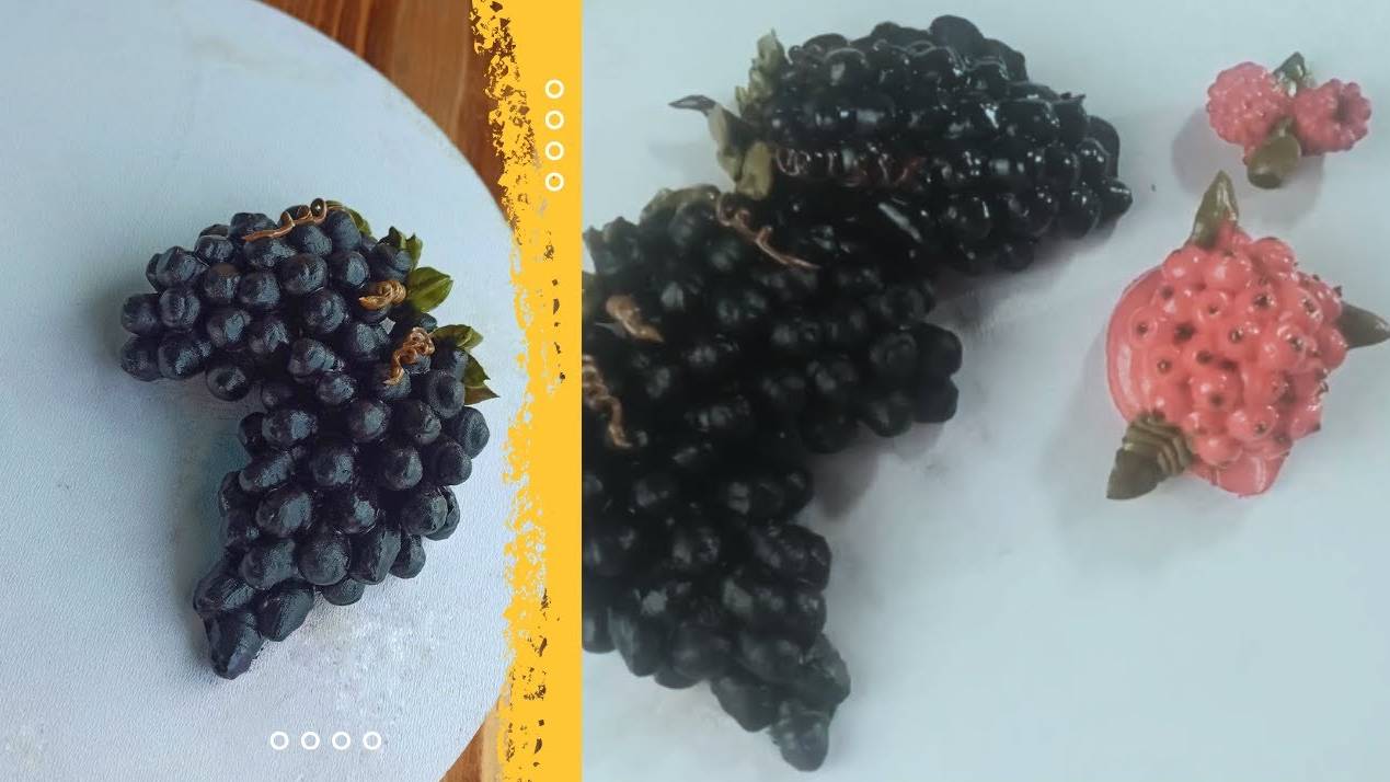 МК Натальи Колбасовой🍇Ягоды из крема без молдов