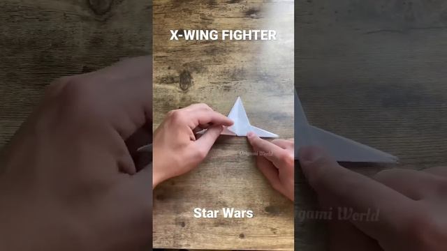 Star Wars X-Wing Fighter origami tutorial | Darth Vader Origami Paperart | Skywalker plane origami