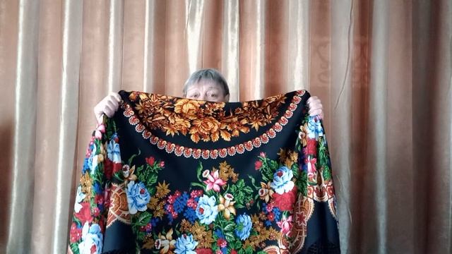 Распоковка посылки с павловопосадской шалью. смотреть онлайн