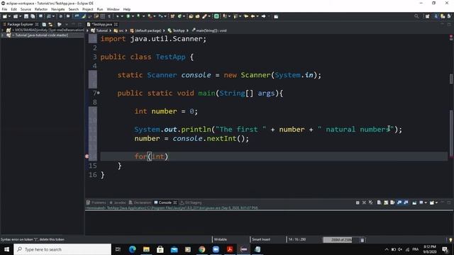 Java Program That Displays The First n Natural Numbers - [JAVA EXERCISE WITH SOLUTION]