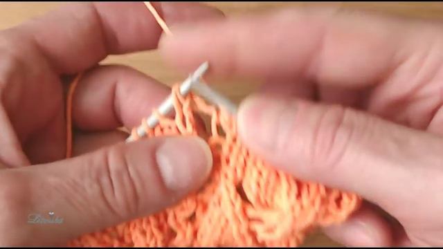 Вязание спицами. Красивый ажурный узор№054 Knitting. Beautiful openwork pattern