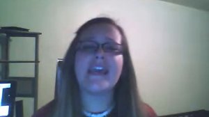 My best friend singing Yeah Right by Dionne Bromfield!(: