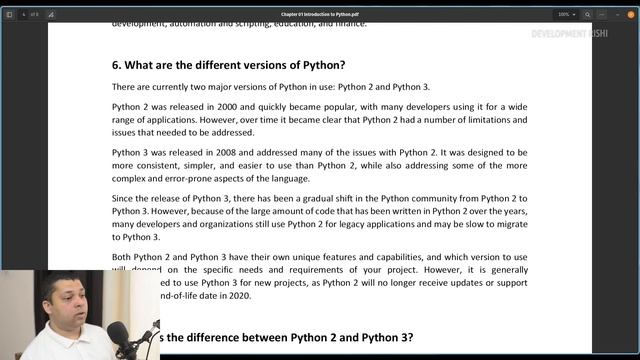 Introduction to Python | Mastering Python | Chapter 1