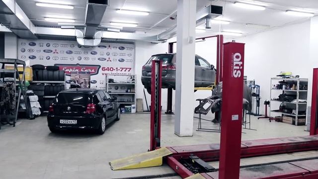 Кузовной ремонт, шиномонтаж, покраска элементов, замена ГРМ в автосервисе Infiniti-Nissan смотреть онлайн