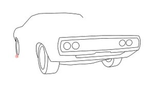 How to draw 1970 Dodge Charger Fast and Furious 7 car - Как нарисовать Додж Чарджер из Форсаж 7