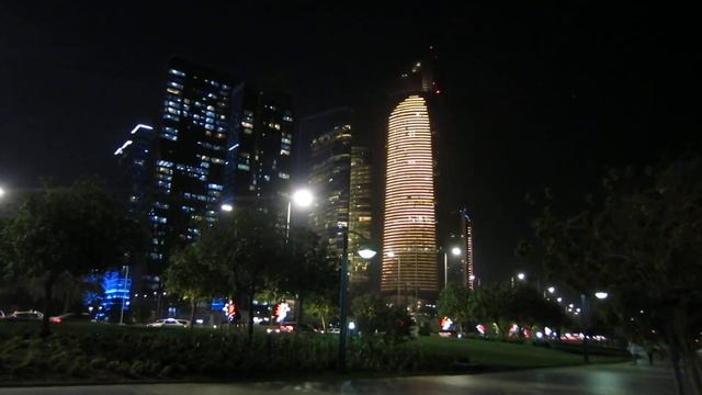 27.09.2023. ОАЭ. Абу-Даби. Ночью на набережной Персидского залива. Часть 2 смотреть онлайн