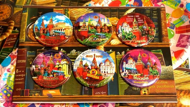 Сувенирные магниты и кружки с Москвой оптом и на заказ