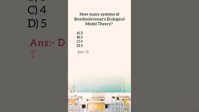 Bronfenbrenner's Ecological Model Theory #cdp #letslearn #letslearnhimanshisingh #education