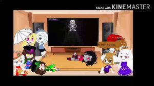 Undertale react to Sans and Yukari vs Chara