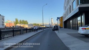 Воскресные гуляния в Москве. Велопрогулка по городу в 4K