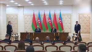 Лукашенко и Алиев / Встреча в Баку