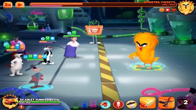 Looney Tunes World of Mayhem - Gameplay Walkthrough #361 - MONSTER TWEETY (iOS, Android) смотреть онлайн
