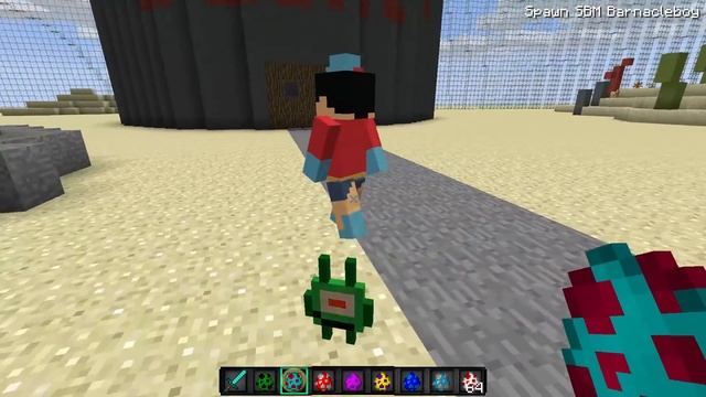 МАЙНКРАФТ ГУБКА БОБ МОД - КАК СДЕЛАТЬ СПАНЧ БОБА И ЗАЩИТА НУБА ЗОМБИ АПОКАЛИПСИС ОБЗОР МОДА смотреть онлайн