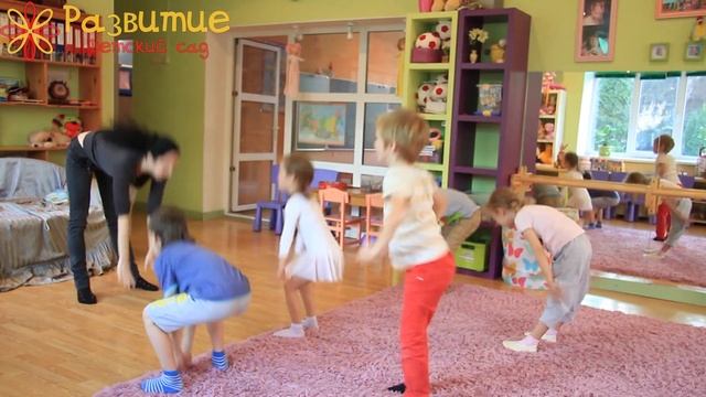 Хореография в средней и старшей группах. Частный детский сад "Развитие". смотреть онлайн