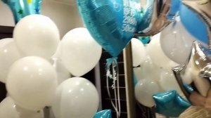 Как украсить комнату воздушными шарами на выписку из роддома ???