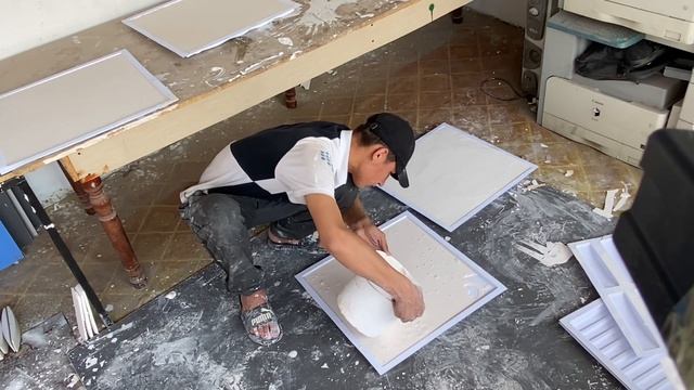 Гипс панель своими руками. Простой и дешёвый способ! Сделай сам!үй жағдайнда гипстан панель жасадым смотреть онлайн