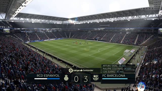 ФУТБОЛ: "Эспаньол" (Барселона, Испания) - "Барселона" (Испания) FIFA19