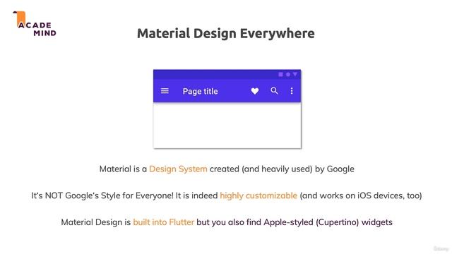 Flutter & Material Design