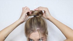 КАК БЫСТРО И КРАСИВО СОБРАТЬ ВОЛОСЫ В ВЫСОКИЙ ПУЧОК? | HOW TO: QUICK&EASY MESSY BUN FOR LONG HAIR