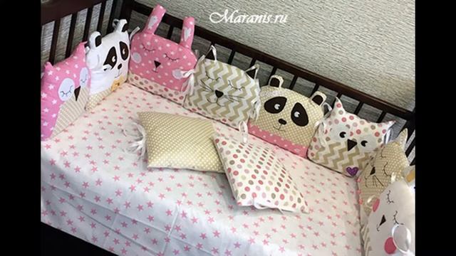 Бортики в кроватку видео. смотреть онлайн