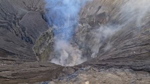 Crater of Bromo volcano