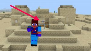 Я задикорил храм в майнкрафт.