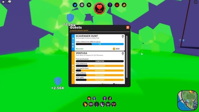 Completing *EVERY* Ventusa Quest! Defeating Dark Surge! (Roblox Power Simulator 2) смотреть онлайн