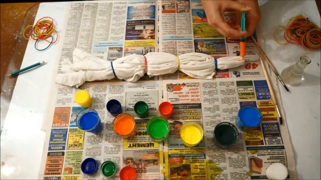 Рукоделие: Мастер-класс по росписи ткани- Майка Шибори смотреть онлайн