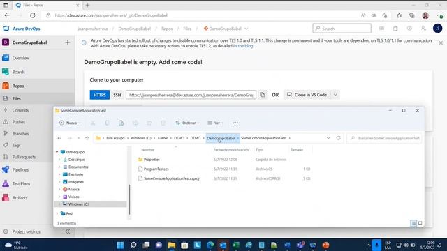 Azure DevOps, versionamiento de código y estrategia de ramas смотреть онлайн